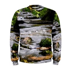 Bach Water Landscape Nature Forest Summer Sun Men s Sweatshirt by danenraven