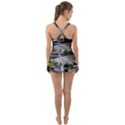 Bach Water Landscape Nature Forest Summer Sun Ruffle Top Dress Swimsuit View2