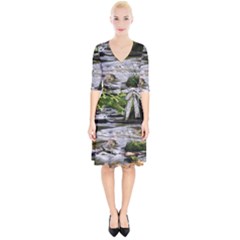 Bach Water Landscape Nature Forest Summer Sun Wrap Up Cocktail Dress by danenraven