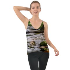 Bach Water Landscape Nature Forest Summer Sun Chiffon Cami by danenraven