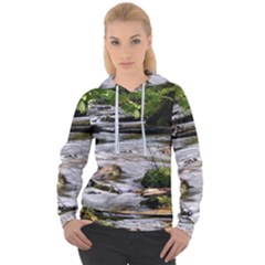 Bach Water Landscape Nature Forest Summer Sun Women s Overhead Hoodie by danenraven