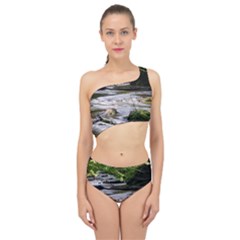 Bach Water Landscape Nature Forest Summer Sun Spliced Up Two Piece Swimsuit by danenraven