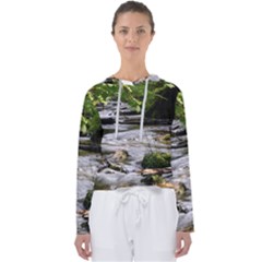 Bach Water Landscape Nature Forest Summer Sun Women s Slouchy Sweat by danenraven