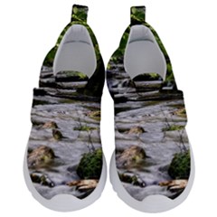 Bach Water Landscape Nature Forest Summer Sun Kids  Velcro No Lace Shoes by danenraven