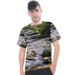 Bach Water Landscape Nature Forest Summer Sun Men s Sport Top by danenraven