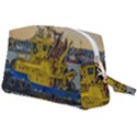 Tugboat Sailing At River, Montevideo, Uruguay Wristlet Pouch Bag (Large) View2