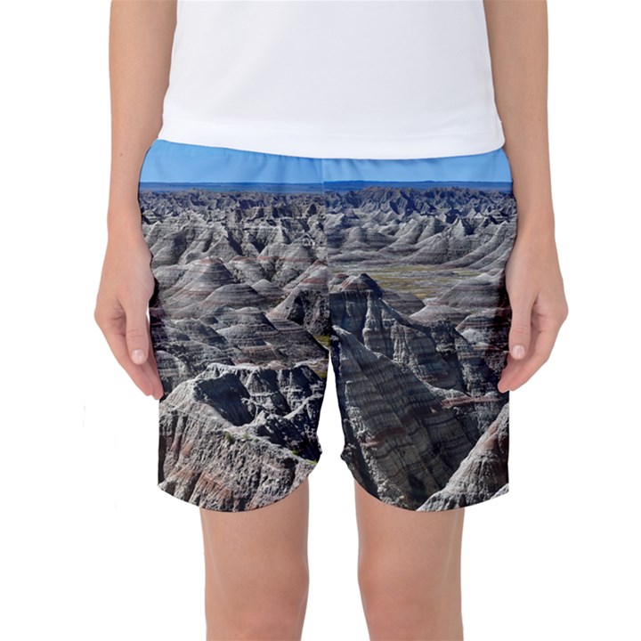 Badlands National Park Nature South Dakota Geology Women s Basketball Shorts