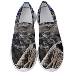 Badlands National Park Nature South Dakota Geology Men s Slip On Sneakers by danenraven