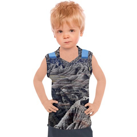 Badlands National Park Nature South Dakota Geology Kids  Sport Tank Top by danenraven