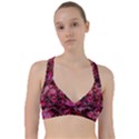 Red Leaves Plant Nature Leaves Flora Foliage Sweetheart Sports Bra View1