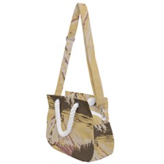 Boom Eruption Forest Mountain News Scary Volcano Rope Handles Shoulder Strap Bag by danenraven