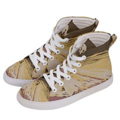 Boom Eruption Forest Mountain News Scary Volcano Women s Hi-top Skate Sneakers by danenraven