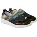 Mountains Sky Clouds Sunset Peak Overlook River Kids  Slip On Sneakers View3