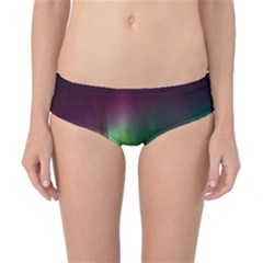 Aurora Borealis Northern Lights Forest Trees Woods Classic Bikini Bottoms by danenraven