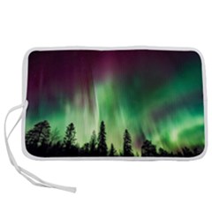 Aurora Borealis Northern Lights Forest Trees Woods Pen Storage Case (s) by danenraven