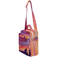 Matterhorn Mountains Sunset Dusk Snow Winter Crossbody Day Bag by danenraven