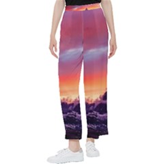 Matterhorn Mountains Sunset Dusk Snow Winter Women s Pants  by danenraven