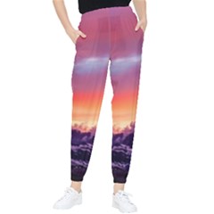 Matterhorn Mountains Sunset Dusk Snow Winter Tapered Pants by danenraven