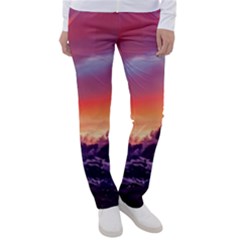 Matterhorn Mountains Sunset Dusk Snow Winter Women s Casual Pants by danenraven