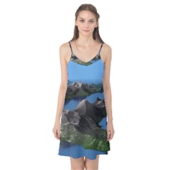 Mountain Landscape Rocky Rocks Geology Scenic Camis Nightgown  by danenraven