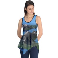 Mountain Landscape Rocky Rocks Geology Scenic Sleeveless Tunic by danenraven