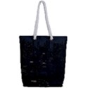 City Night Urban Downtown Science Tower Halo Full Print Rope Handle Tote (Small) View2