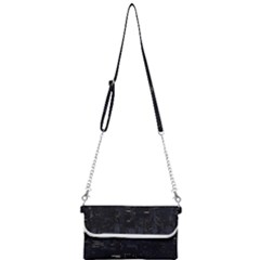 City Night Urban Downtown Science Tower Halo Mini Crossbody Handbag by danenraven