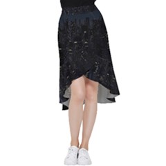 City Night Urban Downtown Science Tower Halo Frill Hi Low Chiffon Skirt by danenraven