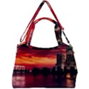 New York City Urban Skyline Harbor Bay Reflections Double Compartment Shoulder Bag View2