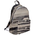 Sea Ocean Waves Sunset Sunrise Rough Seas Nature Black White The Plain Backpack View2