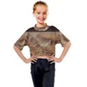 Mars Crater Planet Canyon Cliff Nasa Astronomy Kids Mock Neck Tee View1