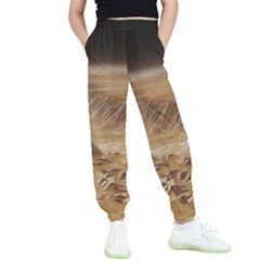 Mars Crater Planet Canyon Cliff Nasa Astronomy Kids  Elastic Waist Pants by danenraven