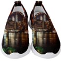 New York City Panorama Urban Hudson River Water Kids  Slip On Sneakers View1