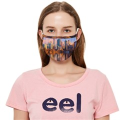 Vancouver Canada Sea Ocean Reflections Skyline Cloth Face Mask (adult) by danenraven