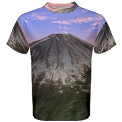 Mount Mountain Fuji Japan Volcano Mountains Men s Cotton Tee by danenraven