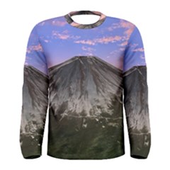 Mount Mountain Fuji Japan Volcano Mountains Men s Long Sleeve Tee by danenraven