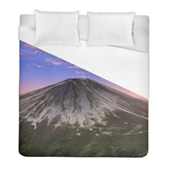 Mount Mountain Fuji Japan Volcano Mountains Duvet Cover (full/ Double Size) by danenraven