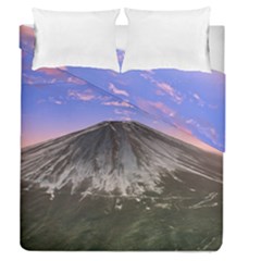 Mount Mountain Fuji Japan Volcano Mountains Duvet Cover Double Side (queen Size) by danenraven