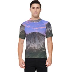 Mount Mountain Fuji Japan Volcano Mountains Men s Short Sleeve Rash Guard by danenraven