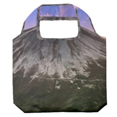 Mount Mountain Fuji Japan Volcano Mountains Premium Foldable Grocery Recycle Bag by danenraven