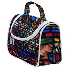 Window Stained Glass Chartres Cathedral Satchel Handbag by danenraven