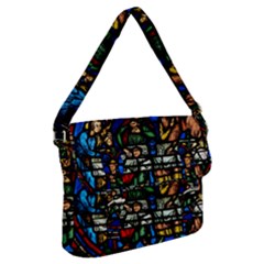 Window Stained Glass Chartres Cathedral Buckle Messenger Bag by danenraven