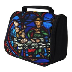 Window Stained Glass Chartres Cathedral Full Print Travel Pouch (small) by danenraven