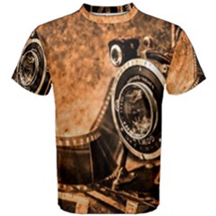 Camera Film Vintage Film Camera Old Old Camera Men s Cotton Tee by danenraven