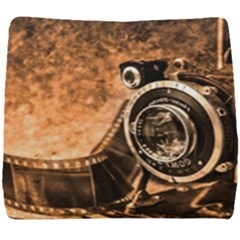 Camera Film Vintage Film Camera Old Old Camera Seat Cushion by danenraven