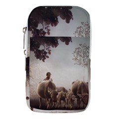 Man Cattle Animals Cows Bulls Calves Mammals Waist Pouch (small) by danenraven