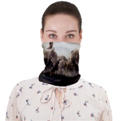 Man Cattle Animals Cows Bulls Calves Mammals Face Covering Bandana (adult) by danenraven