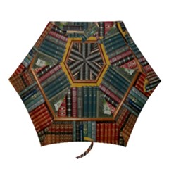 Books Library Bookshelf Bookshop Vintage Antique Mini Folding Umbrellas by danenraven