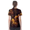 Autumn Fall Foliage Forest Trees Woods Nature Women s Cotton Tee View2