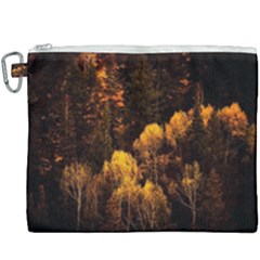 Autumn Fall Foliage Forest Trees Woods Nature Canvas Cosmetic Bag (xxxl) by danenraven